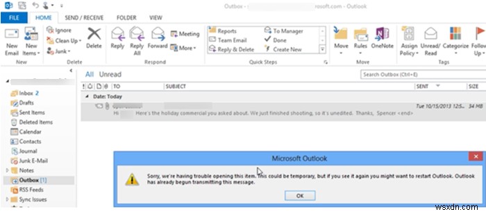 Microsoft Outlook के आउटबॉक्स में अटके ईमेल कैसे भेजें