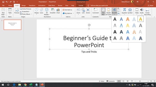 शुरुआती के लिए Microsoft PowerPoint ट्यूटोरियल