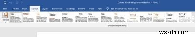 Microsoft Office प्रोग्राम में दस्तावेज़ थीम रंग कैसे बदलें