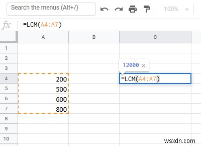 Excel में न्यूनतम सार्वभाज्य गुणक या महत्तम सामान्य भाजक ढूंढें