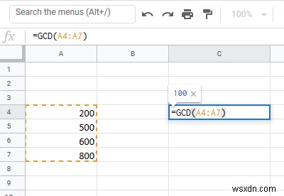 Excel में न्यूनतम सार्वभाज्य गुणक या महत्तम सामान्य भाजक ढूंढें