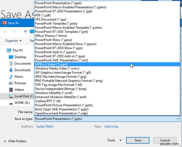 PowerPoint प्रेजेंटेशन को वीडियो में कैसे बदलें