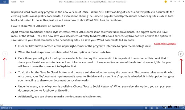 Microsoft Word में Read Mode फीचर का उपयोग कैसे करें
