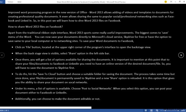 Microsoft Word में Read Mode फीचर का उपयोग कैसे करें