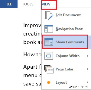 Microsoft Word में Read Mode फीचर का उपयोग कैसे करें