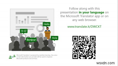 Presentation Translator आपको लाइव सबटाइटल जोड़ने और प्रेजेंटेशन का अनुवाद करने देता है