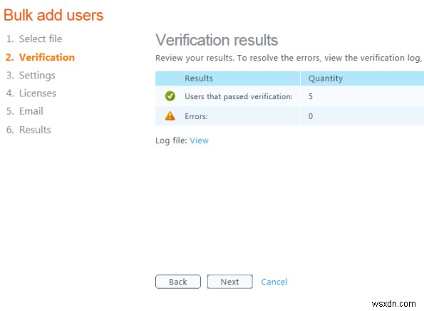 Office 365 में बल्क इम्पोर्ट के साथ एकाधिक उपयोगकर्ता कैसे जोड़ें