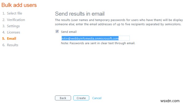 Office 365 में बल्क इम्पोर्ट के साथ एकाधिक उपयोगकर्ता कैसे जोड़ें