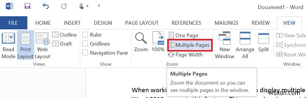 Microsoft Word में एक साथ कई पेज कैसे देखें