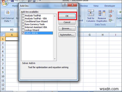 Excel में Solver ऐड-इन का उपयोग करके समीकरण कैसे हल करें