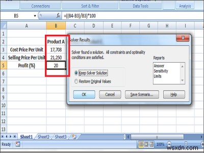 Excel में Solver ऐड-इन का उपयोग करके समीकरण कैसे हल करें