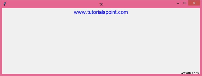 Tkinter में क्लिक करने योग्य लेबल बनाना