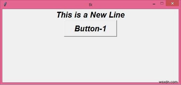 Python Tkinter में डिफ़ॉल्ट फॉन्ट मॉडिफाई करें