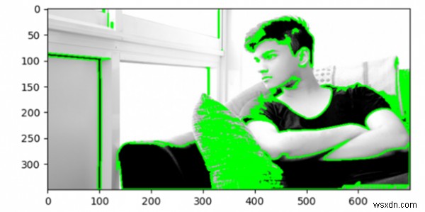 OpenCV का उपयोग करके छवि में कंटूर पहचानना