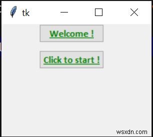 Python tkinter बटन में स्टाइल जोड़ना