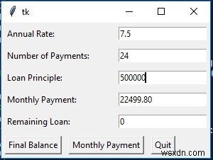 Python Tkinter का उपयोग करके सरल रजिस्ट्रेशन फॉर्म