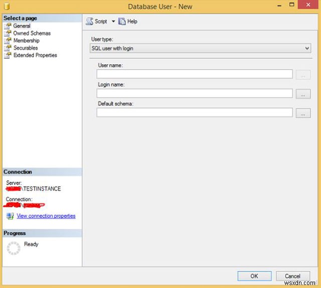 MS SQL Server में उपयोगकर्ता बनाना