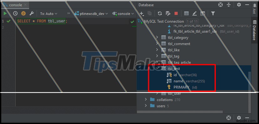 IntelliJ में MySQL सर्वर से कनेक्ट करने के निर्देश