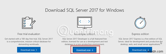 SQL सर्वर 2017 को चरण दर चरण इंस्टॉल करने के निर्देश
