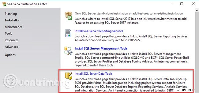 SQL सर्वर 2017 को चरण दर चरण इंस्टॉल करने के निर्देश