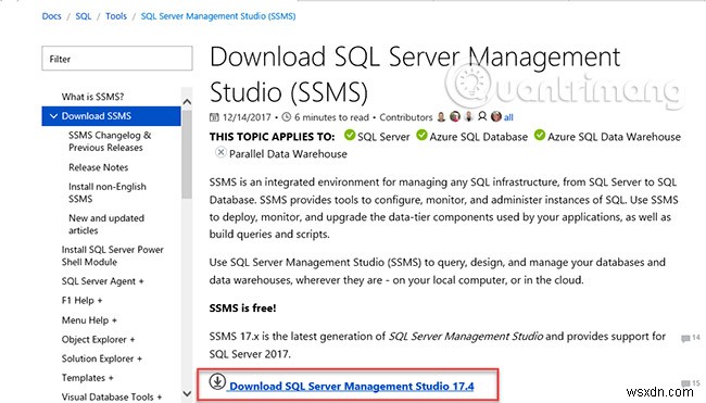 SQL सर्वर 2017 को चरण दर चरण इंस्टॉल करने के निर्देश