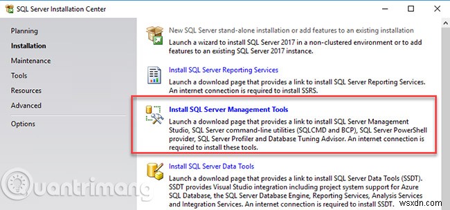 SQL सर्वर 2017 को चरण दर चरण इंस्टॉल करने के निर्देश