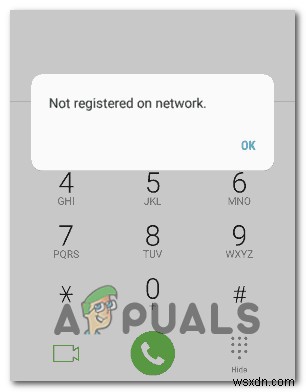 Android पर  नेटवर्क पर पंजीकृत नहीं  त्रुटि कैसे ठीक करें
