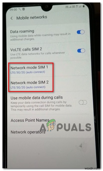 Android पर नेटवर्क पर पंजीकृत नहीं त्रुटि कैसे ठीक करें