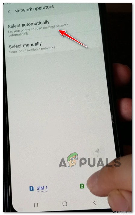 Android पर नेटवर्क पर पंजीकृत नहीं त्रुटि कैसे ठीक करें