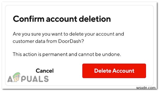 DoorDash अकाउंट कैसे डिलीट करें?