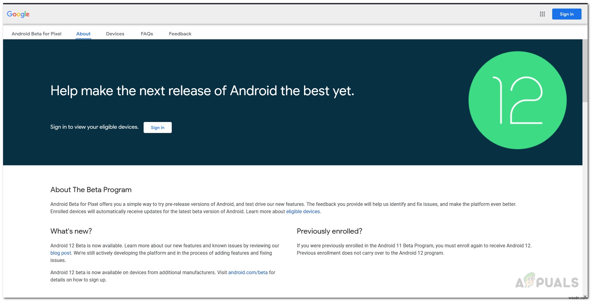 समर्थित डिवाइस पर Android 12 पब्लिक बीटा कैसे इंस्टॉल करें