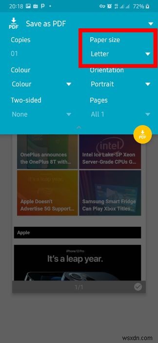 Android पर स्क्रीनशॉट को PDF में कैसे बदलें