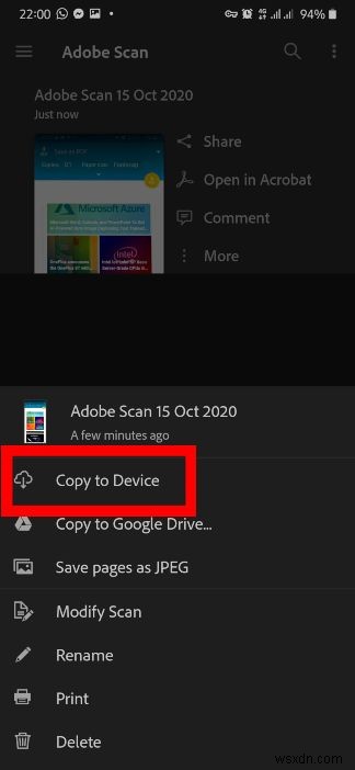 Android पर स्क्रीनशॉट को PDF में कैसे बदलें