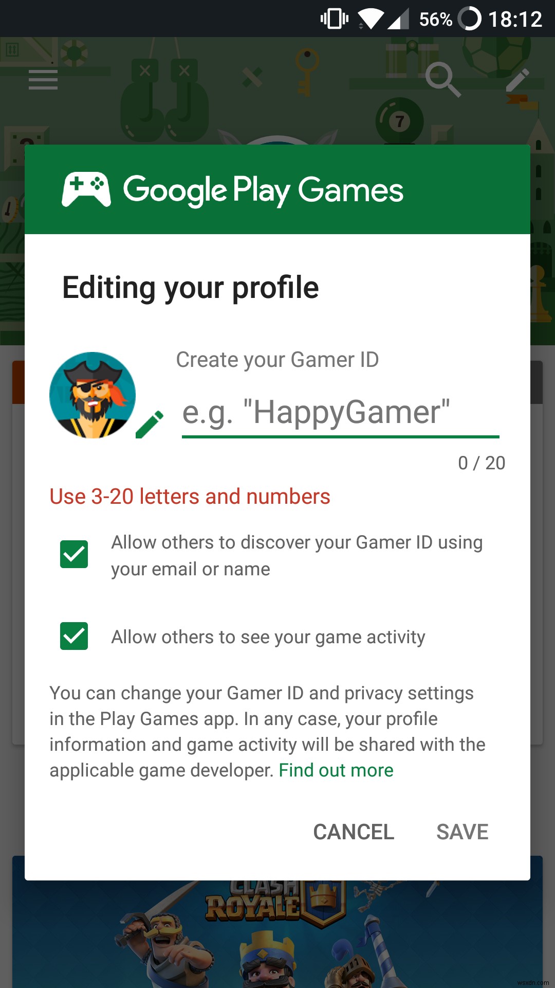 Google Play Games प्रोफाइल कैसे एडिट करें