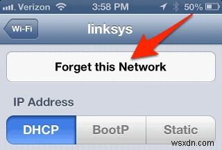 अपने iPhone को विशिष्ट WiFi हॉटस्पॉट से कनेक्ट होने से कैसे रोकें
