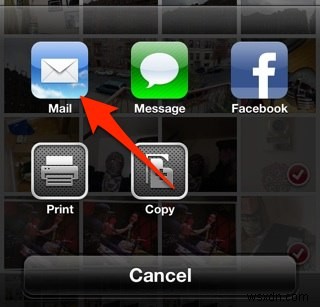 अपने iPhone या iPad से फ़ोटो ईमेल कैसे करें