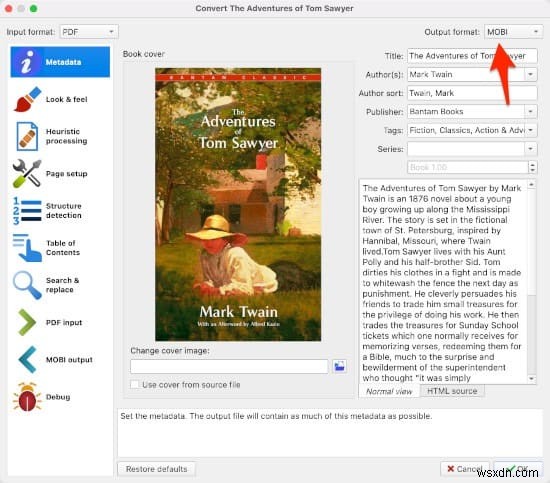 PDF फ़ाइल को EPUB फ़ाइल में कैसे बदलें