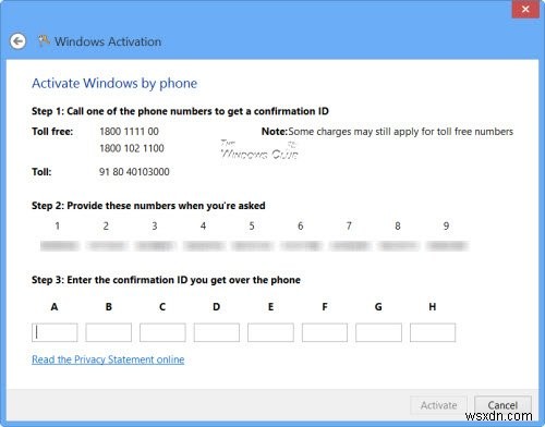 0x87e107f9 Windows Activation Error ठीक करें