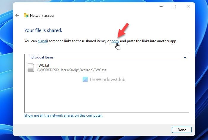 Windows 11/10 में फाइल या फोल्डर का लिंक कैसे बनाएं