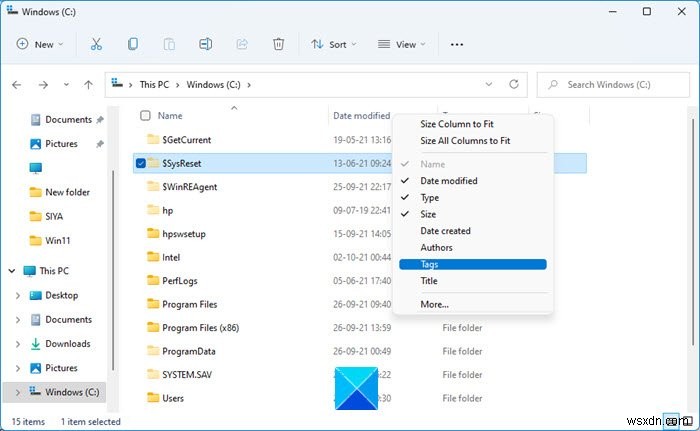 Windows 11/10 में एक्सप्लोरर के सभी फोल्डर्स में कॉलम स्थायी रूप से कैसे जोड़ें