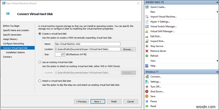 Windows 10 में Hyper-V का उपयोग करके Windows 11 कैसे इंस्टॉल करें