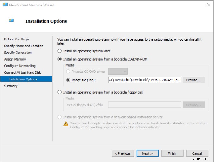 Windows 10 में Hyper-V का उपयोग करके Windows 11 कैसे इंस्टॉल करें