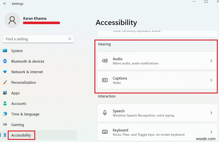 Windows 11 एक्सेसिबिलिटी सेटिंग्स और सुविधाएं
