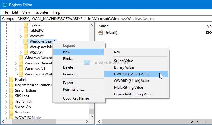Windows 10 में उपयोगकर्ताओं को सर्च इंडेक्स स्थानों को संशोधित करने से कैसे रोकें