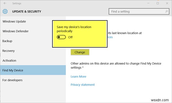 चोरी हुए लैपटॉप को कैसे ट्रैक करें; Windows 11/10 में Find My Device सक्षम करें