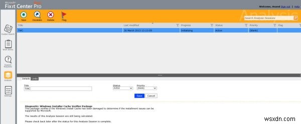 गुम Windows इंस्टालर कैश फाइलों का निवारण और रिस्टोर करें