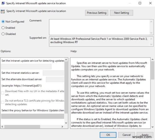 Windows Server Update Services त्रुटि कोड 0x80072EE6 को ठीक करें