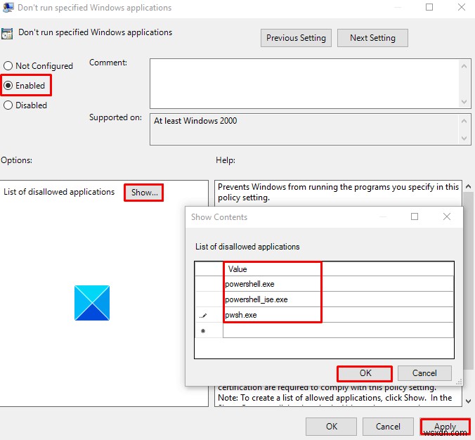 विंडोज 11/10 में पावरशेल (PowerShell) को अक्षम कैसे करें