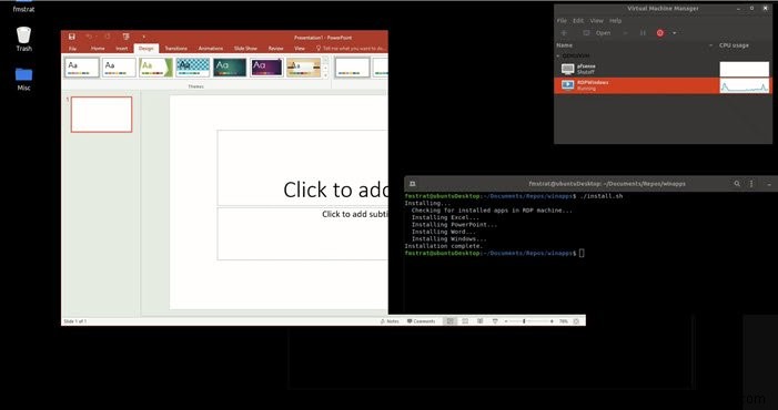 WinApps का उपयोग करके Linux पर Office कैसे इंस्टॉल करें
