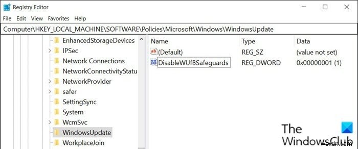 Windows 10 पर फीचर अपडेट के लिए सेफगार्ड होल्ड अक्षम करें